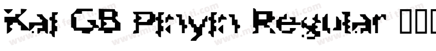 Kai GB Pinyin Regular字体转换